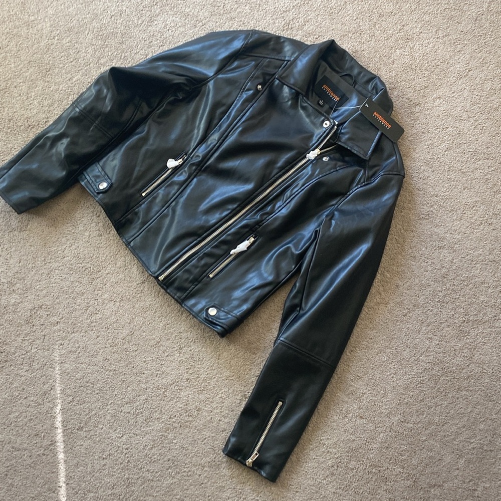 Leather moto Jakcet